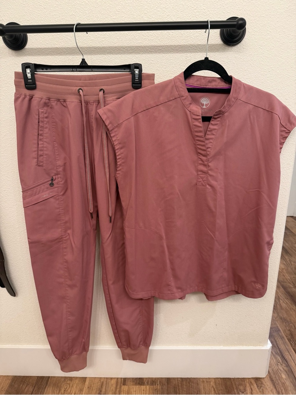 Women's Dusty Rose scrub set